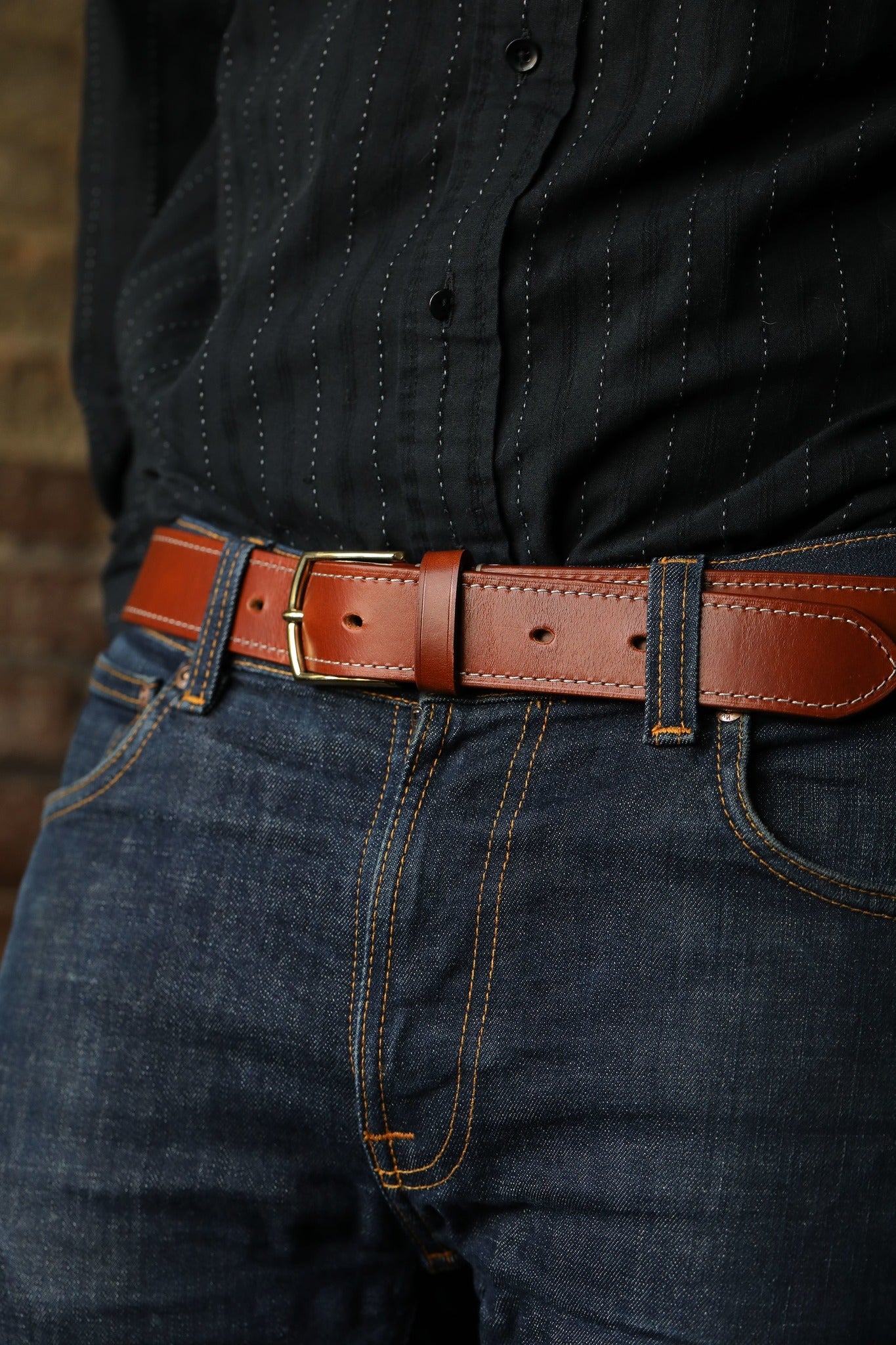 Leather Belt - Detailed