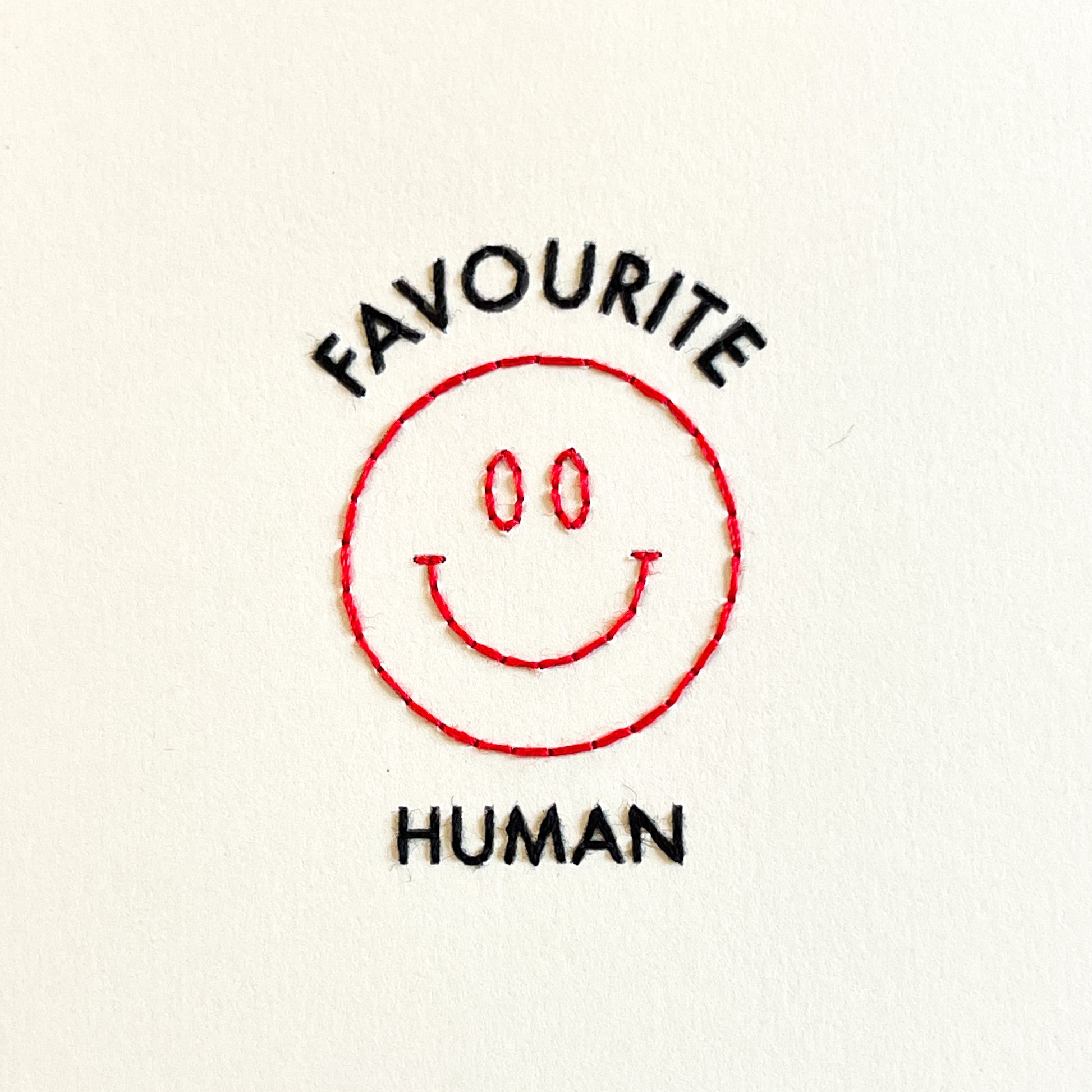 'Favourite Human' Card