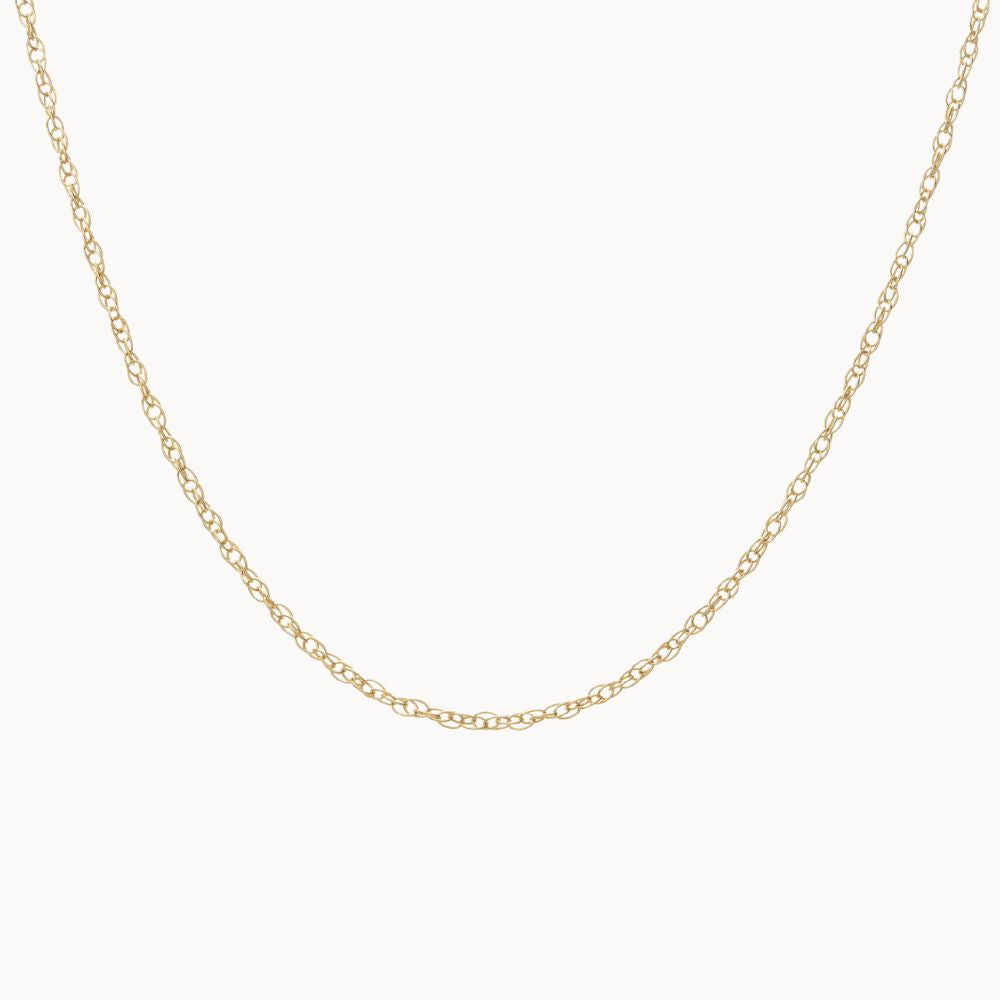 9ct Gold Rope Chain Layering Necklace