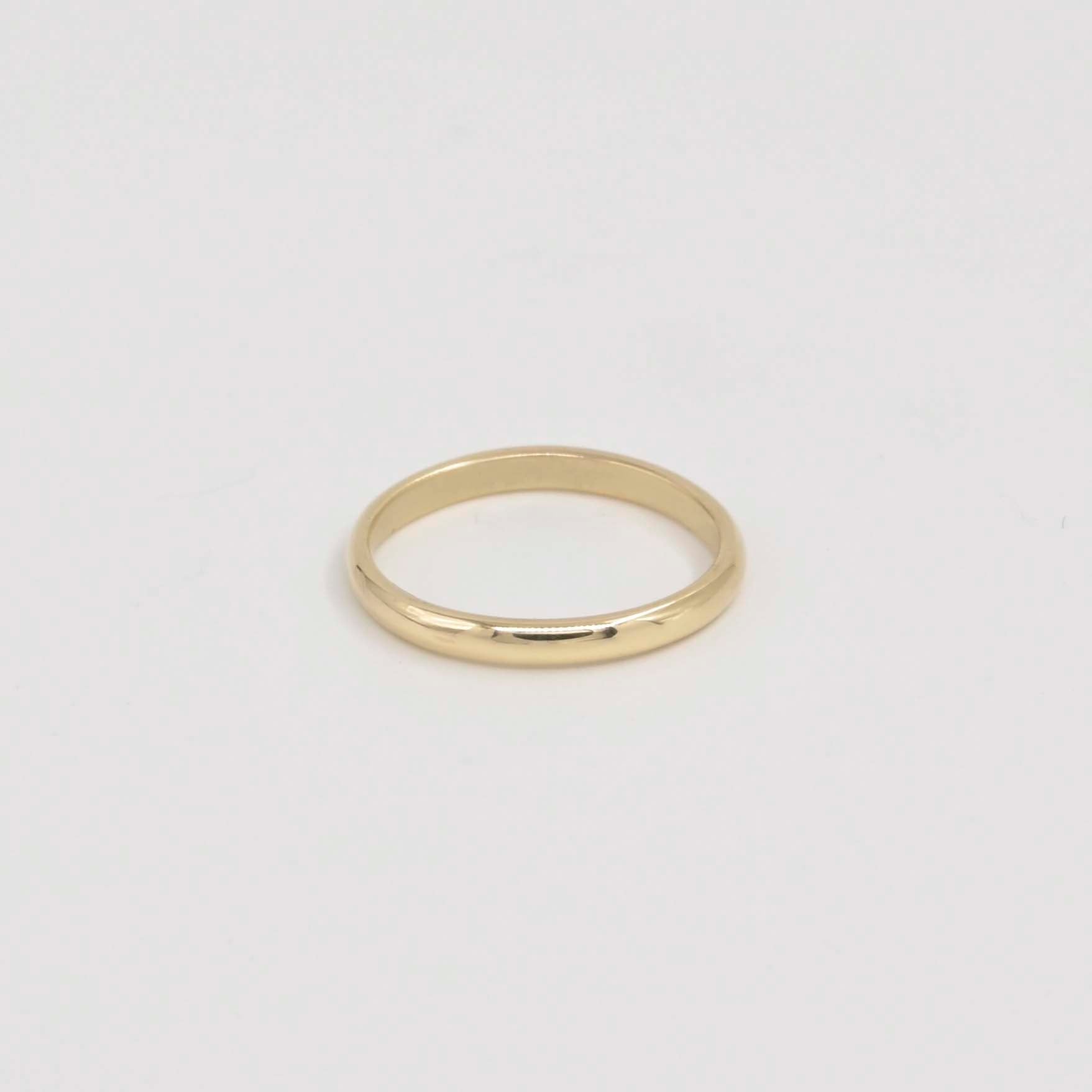 9ct Yellow Gold Delicate Wedding Ring