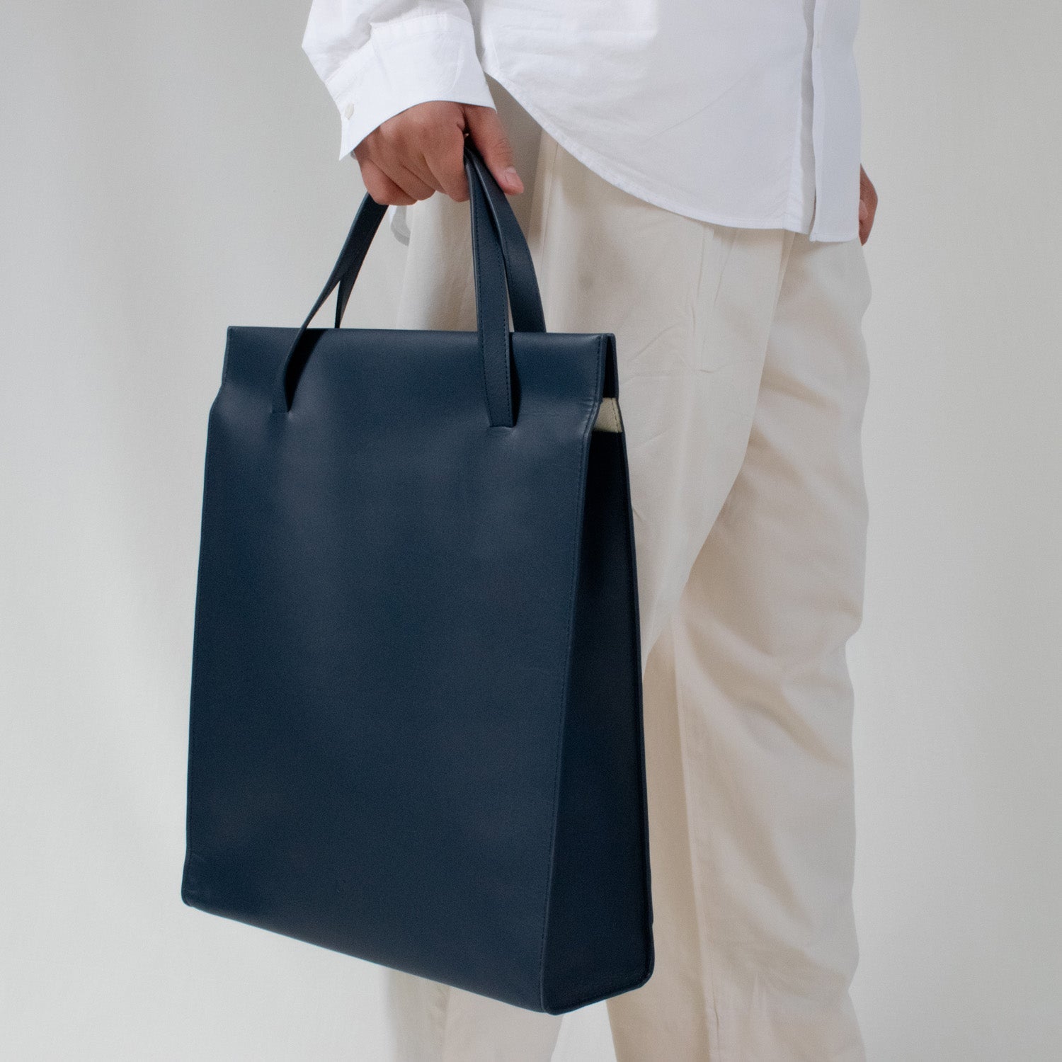 Adjustable Tote Bag in Cobalt Blue