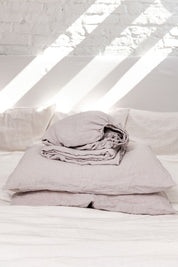 Linen sheets set in Cream
