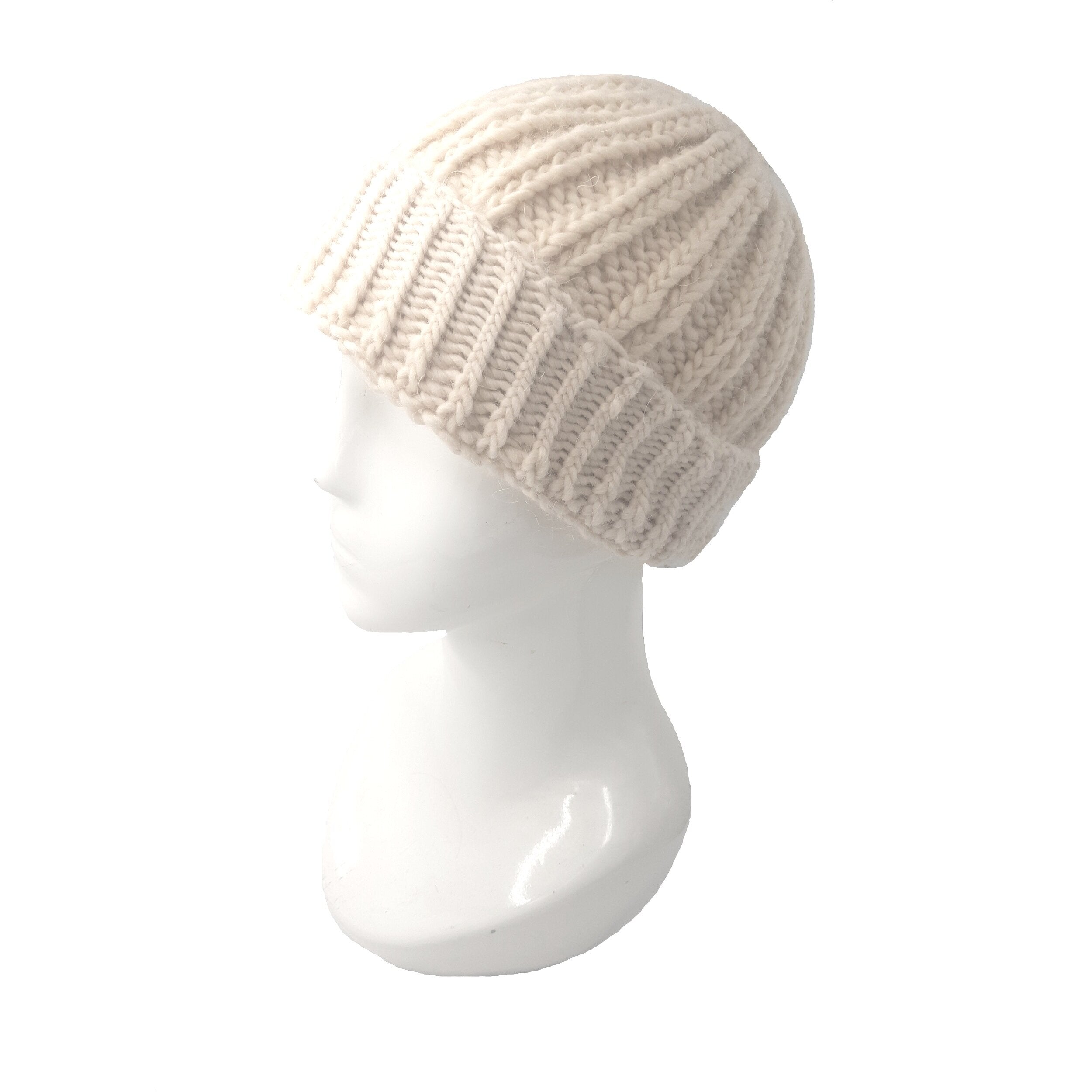 KJM - Unisex - Ahoy Sailor - British Wool - Hand Knitted Hat