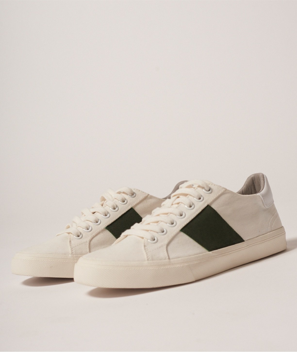 Elliott Footwear Low Classic Recycled Canvas White/Green