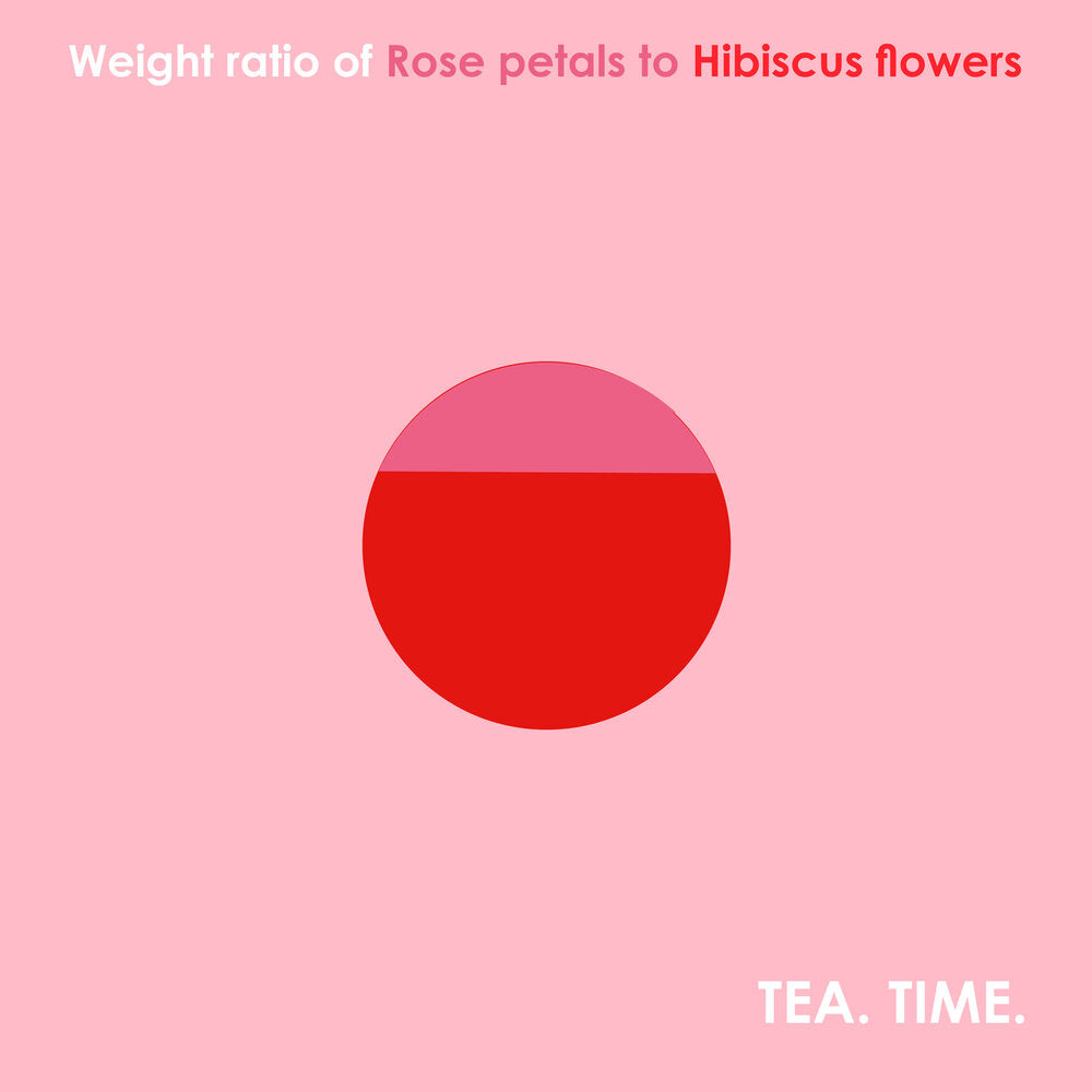 100g Hibiscus, Rose Petal & Pineapple 200% Carbon Offset