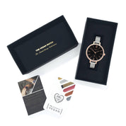 Amalfi Petite Stainless Steel Watch Rose Gold, Black & Silver