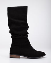 Maribel - Black Suede Boots
