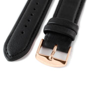 Black and Rose Gold Cactus Leather Strap