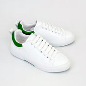 Aster - White & Green Sneakers