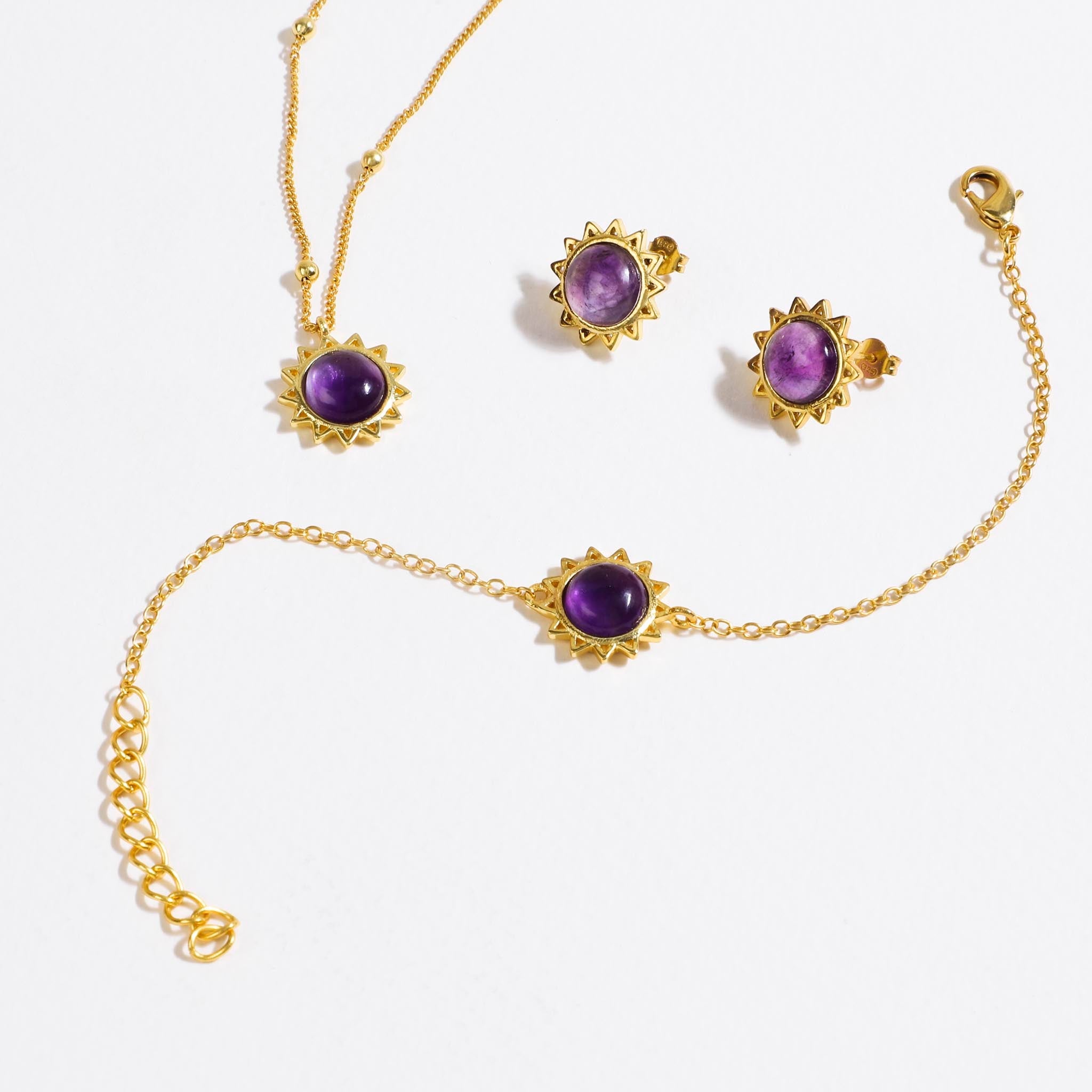 Amethyst clearance jewellery set