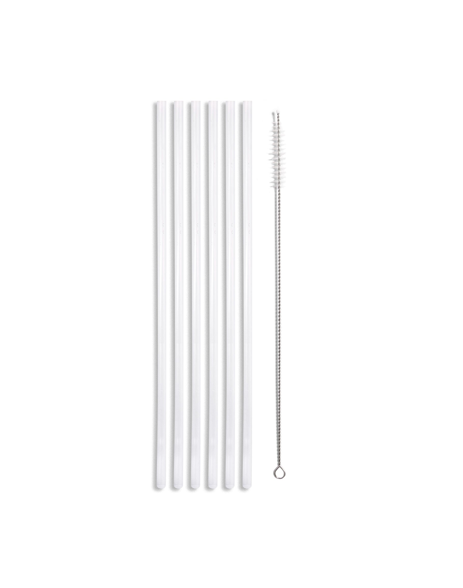 Reusable Straw Set | 6 Straws + Straw Cleaner