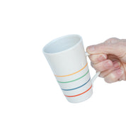 White porcelain tall mug | Ambit Rainbow collection