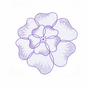 Purple Floral Placemat (Set of 2)