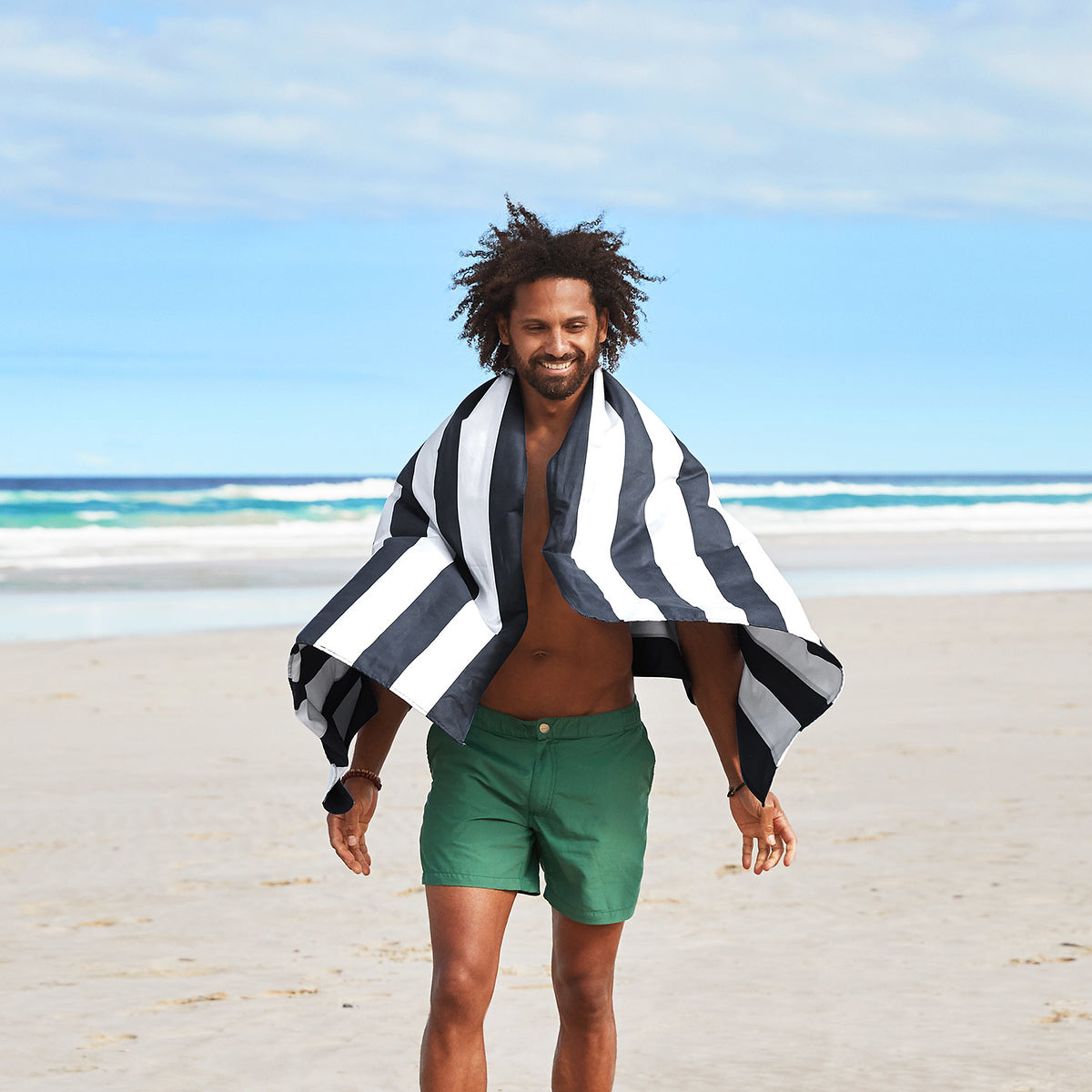 Dock & Bay Beach Towels - Cabana - Kamari Charcoal