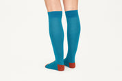 AMIRAH - Bold Central Stripe Cotton Blend Socks