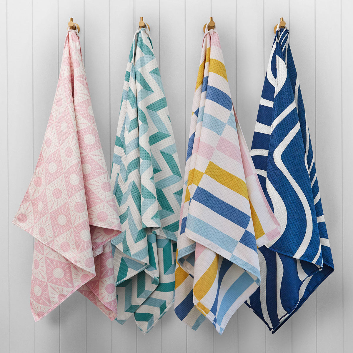 Dock & Bay Bath Towels - Boardwalk Parade