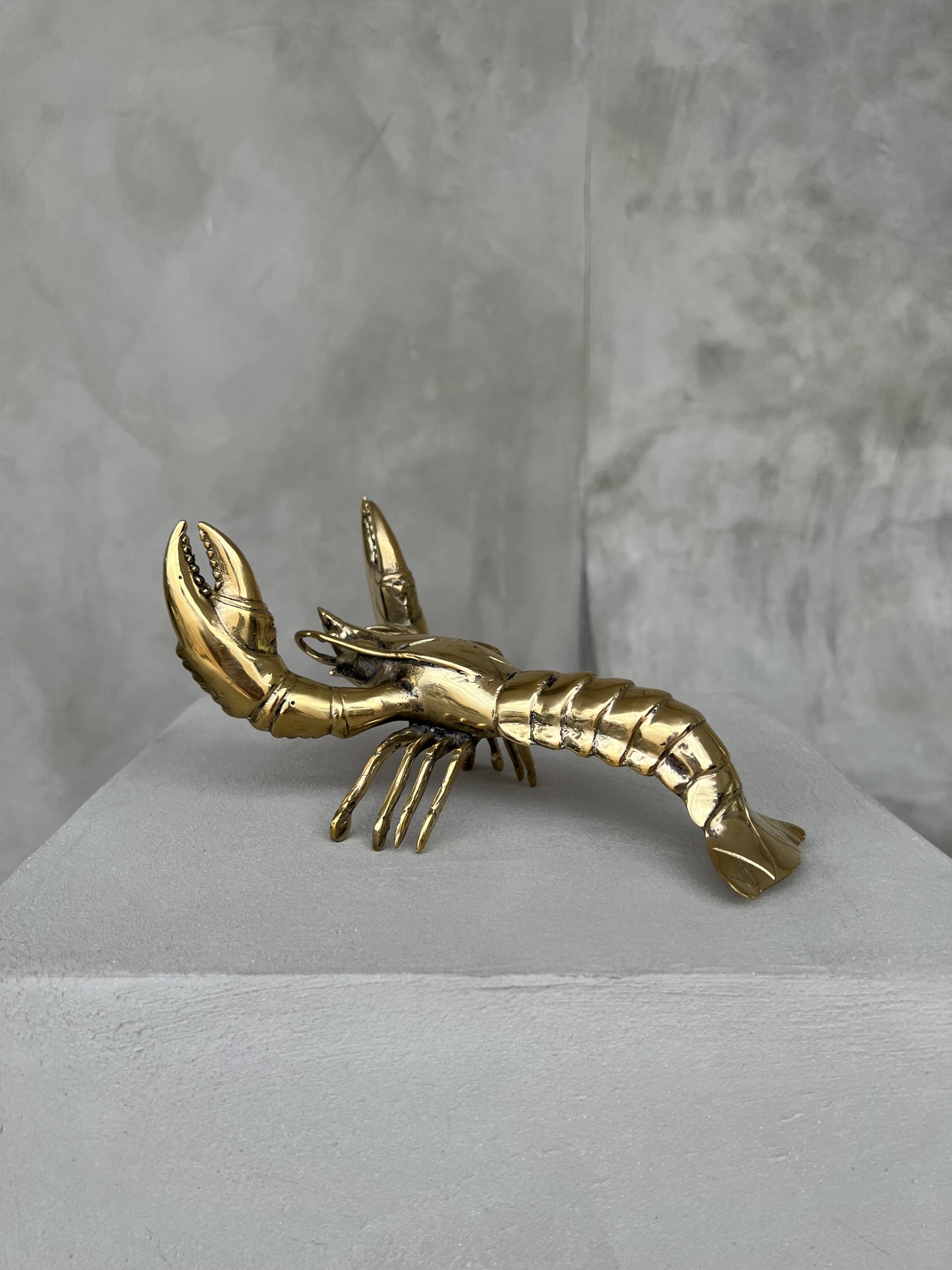 Small Polished Bronze Lobster
