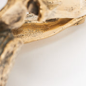 Polished Bronze Rustic Sabertooth Tiger