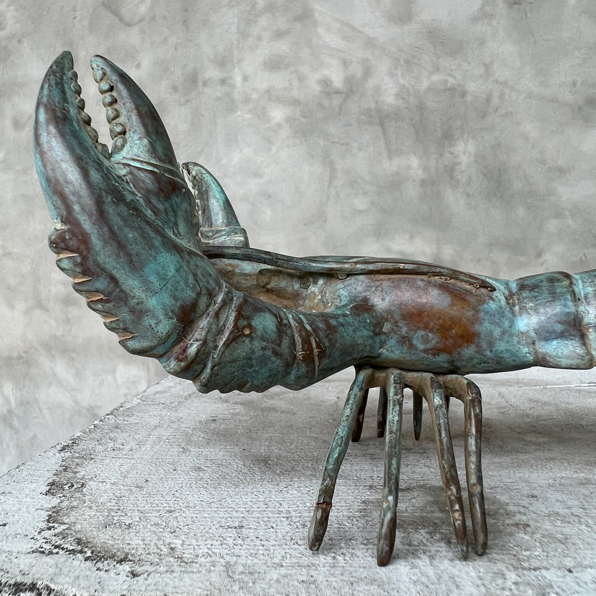 Small Patinated Lobster