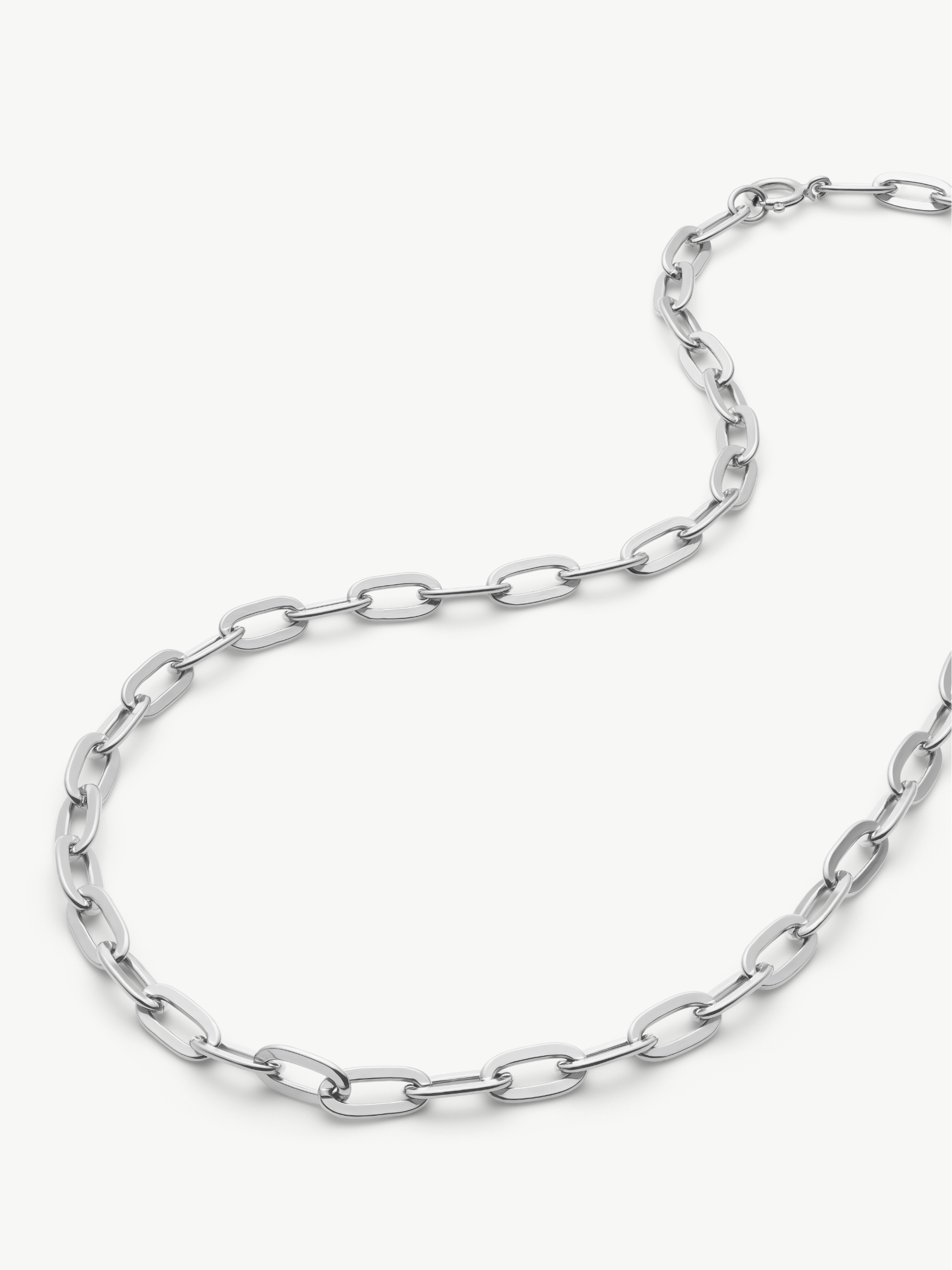 ZINIA CHAIN NECKLACE | Recycled Sterling Silver