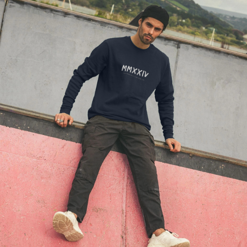 Mens Navy Sweatshirt