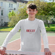 Boys Long Sleeve T-Shirt in White