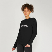 Womens Recycled, 100% Organic Kottonology Kouture Sweatshirt in Black