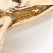 Polished Bronze Sabertooth Tiger