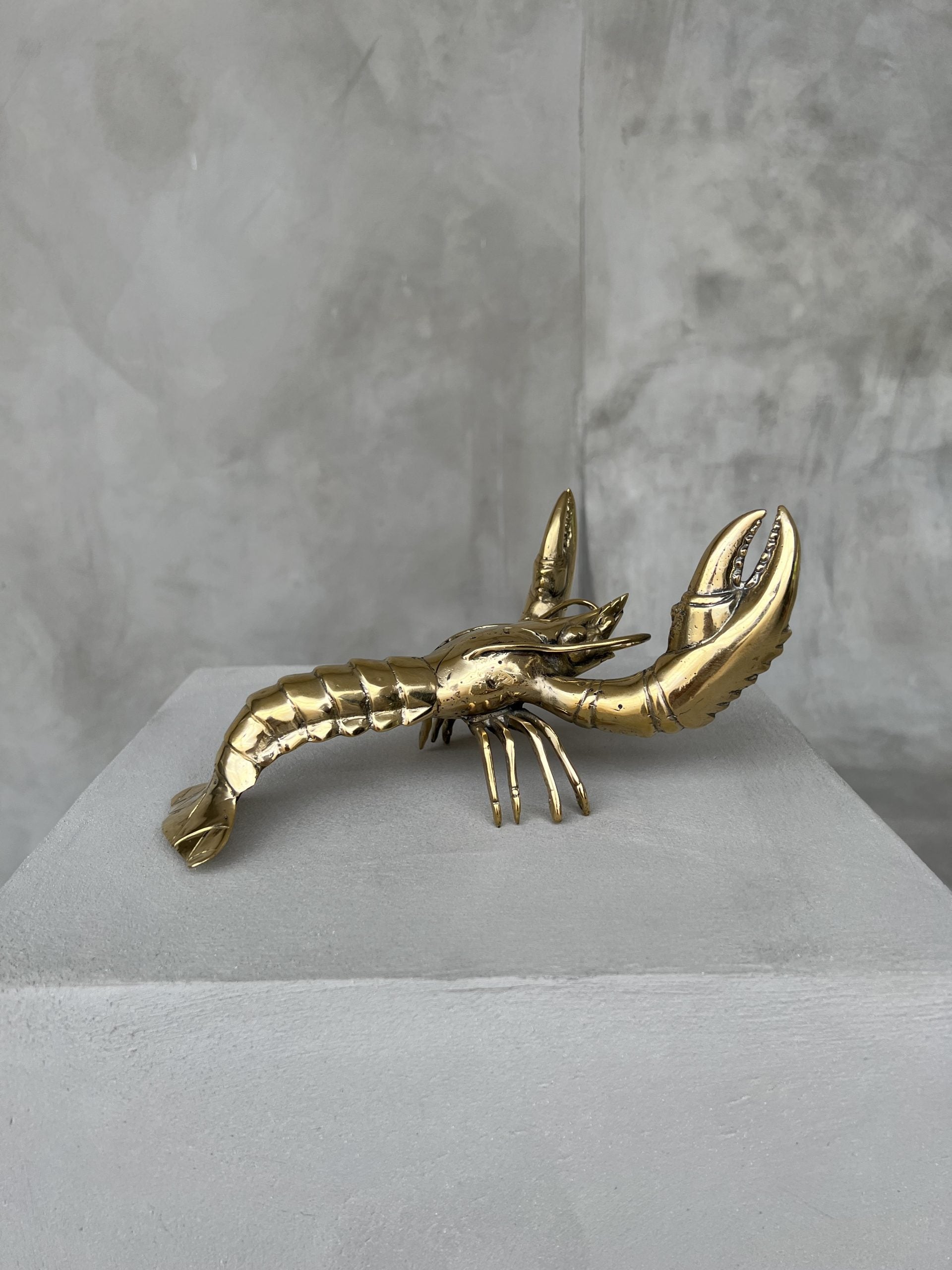 Small Polished Bronze Lobster