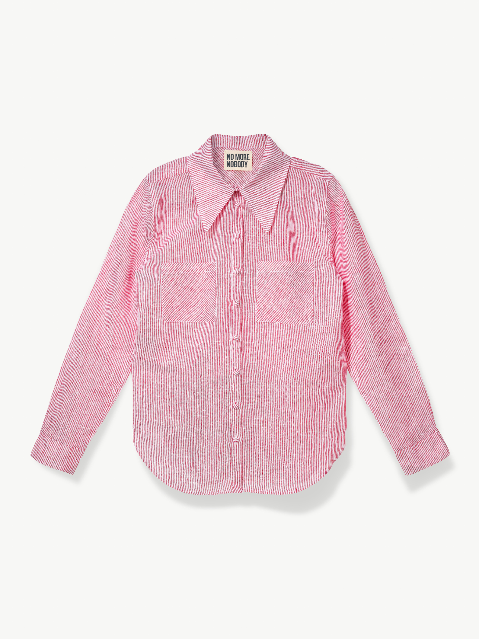 RENE SHARP COLLAR SHIRT | Organic Linen
