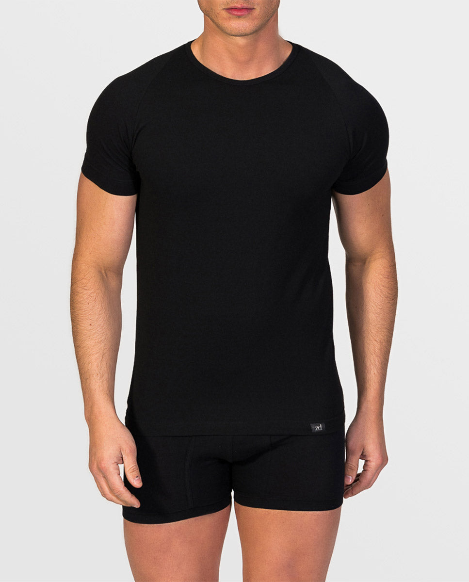 Crew Neck Undershirt Egyptian Cotton