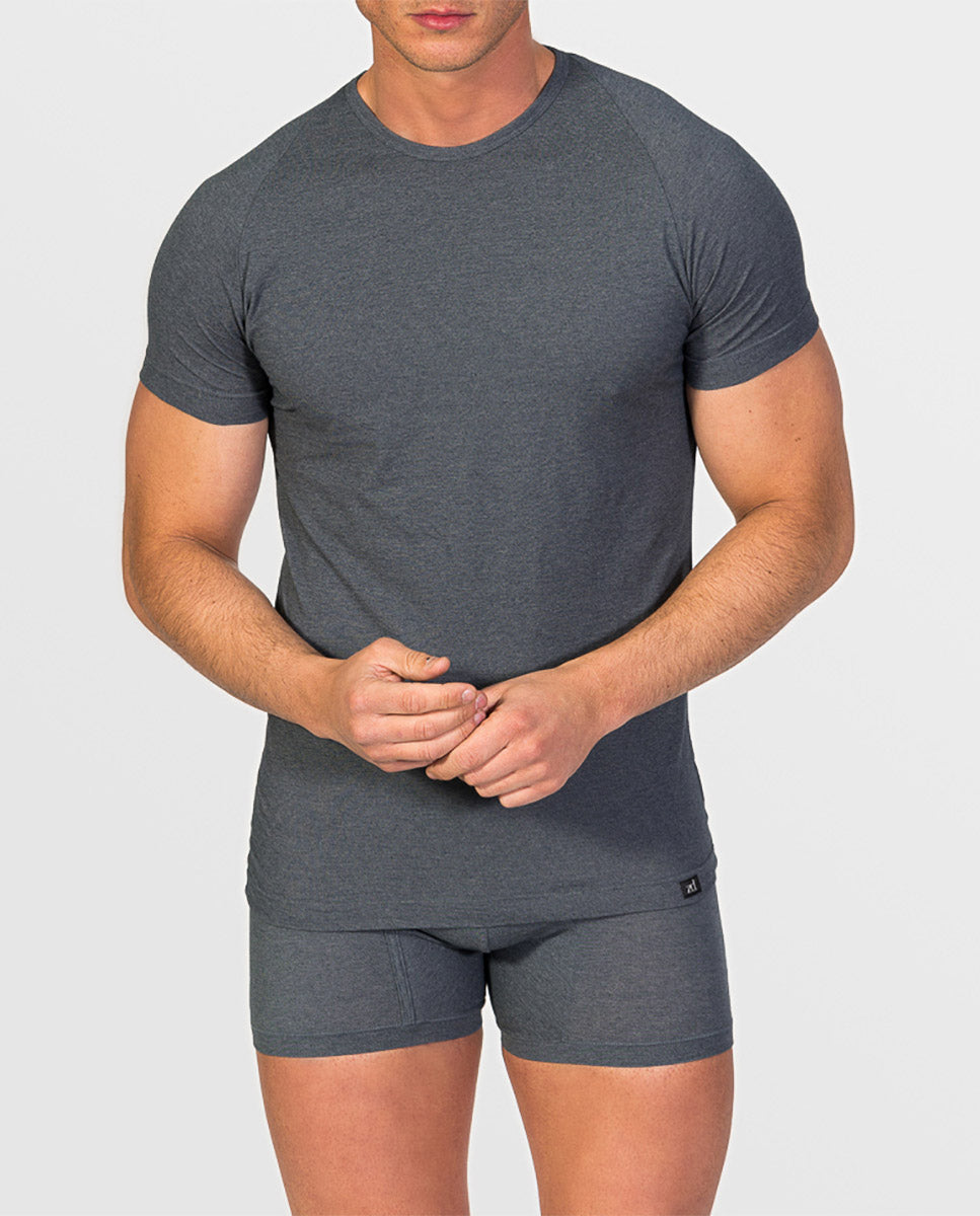 Crew Neck Undershirt Egyptian Cotton