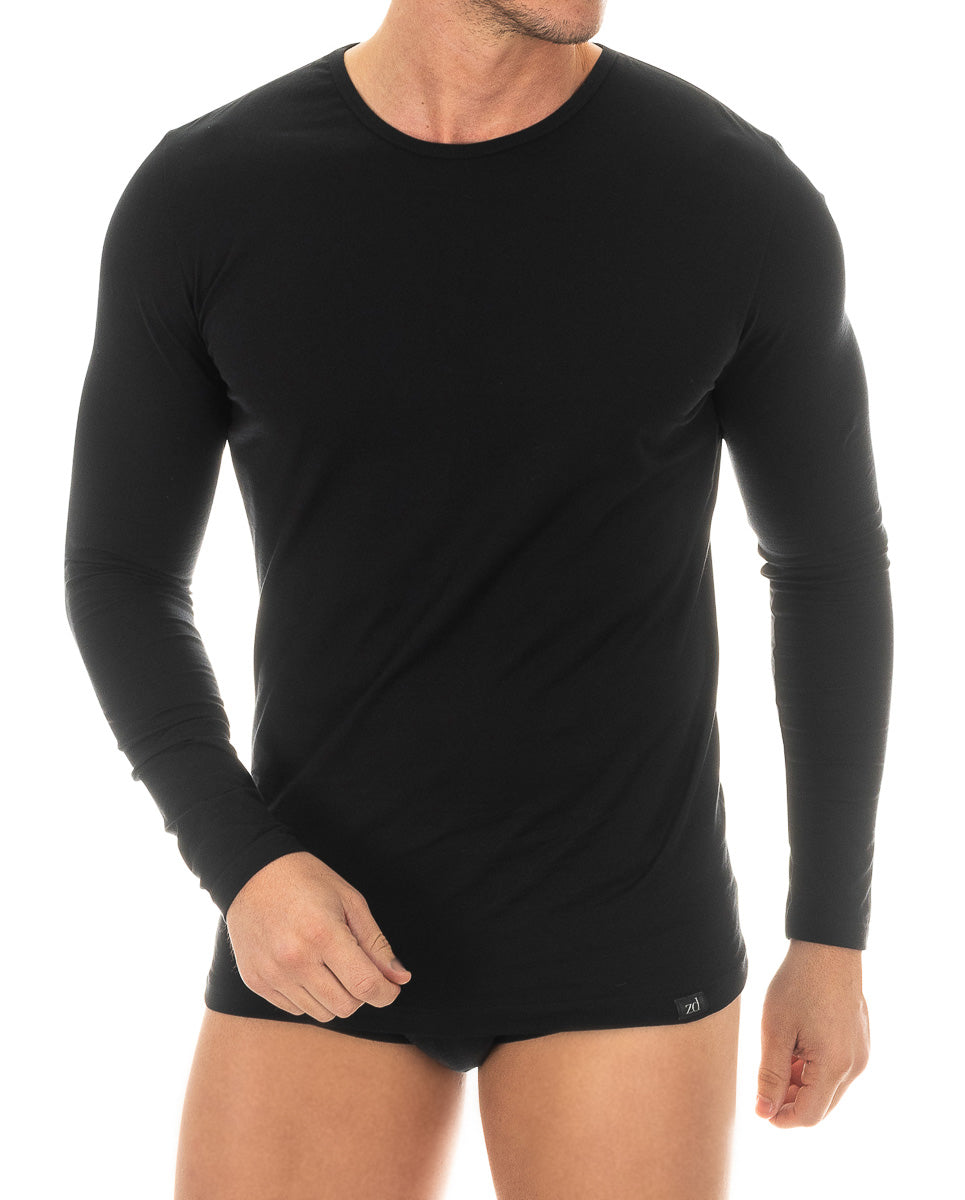 Long-Sleeved Undershirt Egyptian Cotton