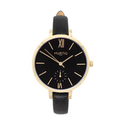 Amalfi Petite Stainless Steel Watch Gold, Black & Silver