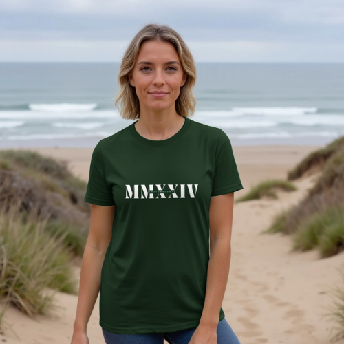 Womens Green MMXXIV T-Shirt