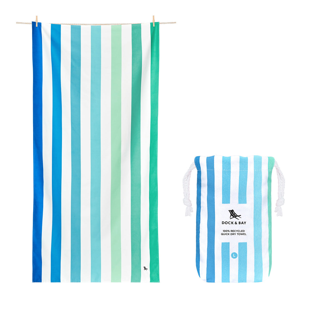 Dock & Bay Quick Dry Beach Towels - Summer - Set of 5