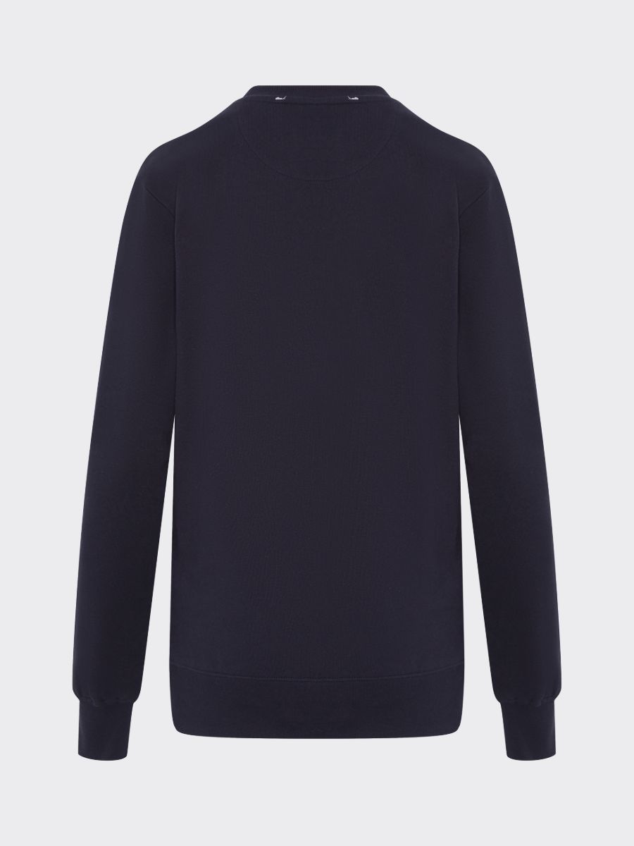 GOTs certified Organic Cotton & Recycled Cotton Wool Front Jumper