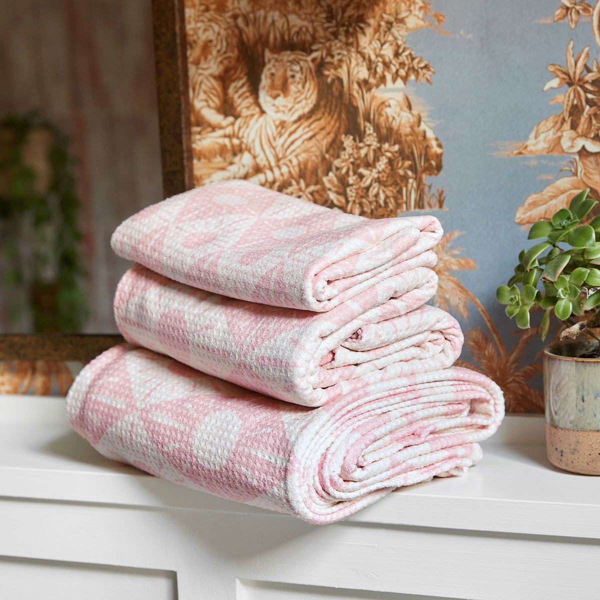 Dock & Bay Bath Towels - Diamond Pink