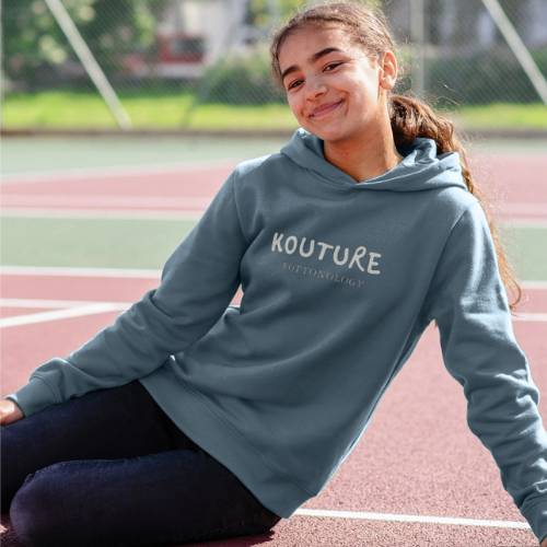 Girls Stone Blue Hoodie