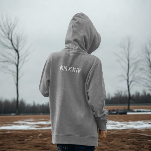 Athletic Grey Boys Hoodie