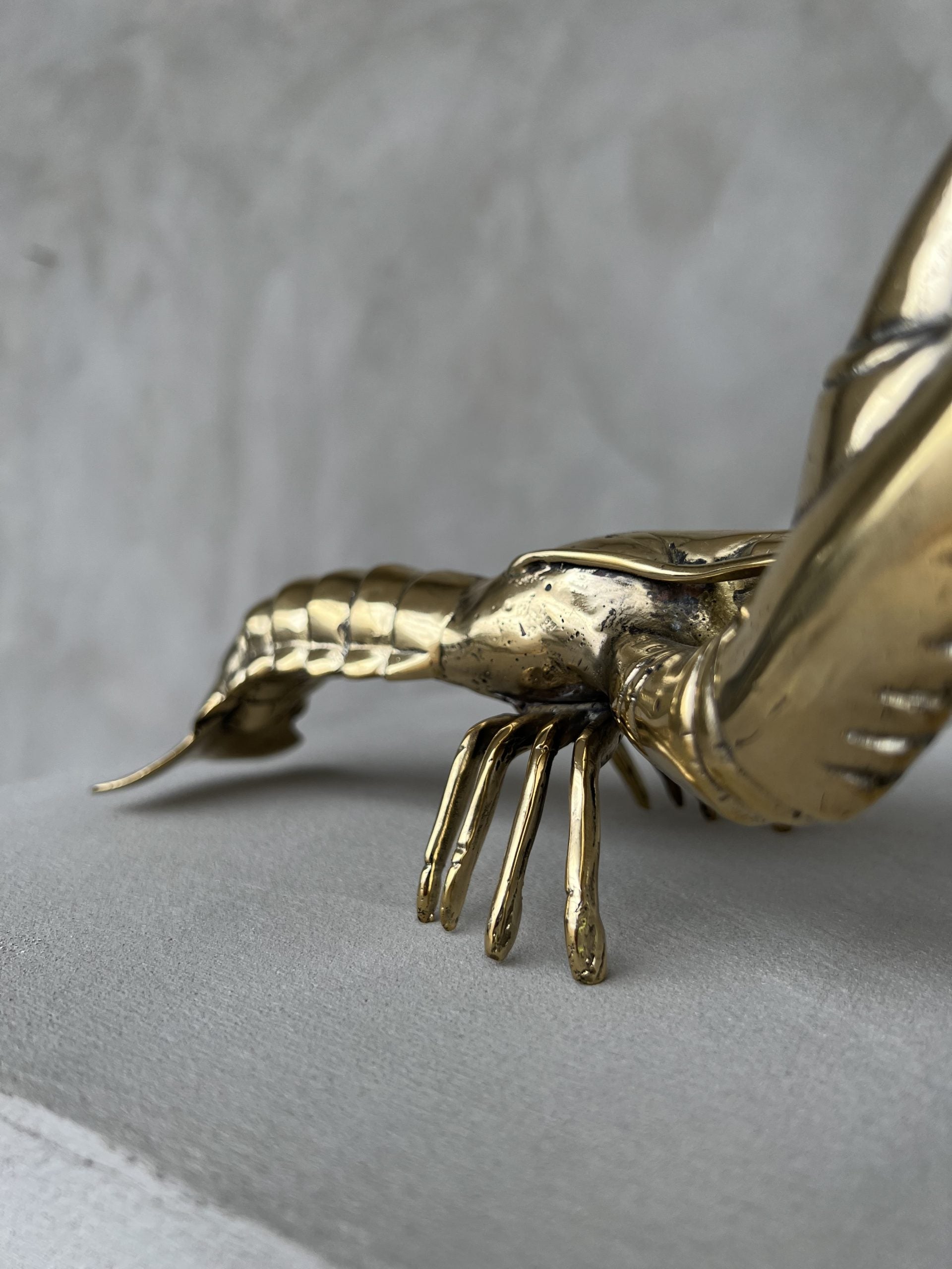 Small Polished Bronze Lobster