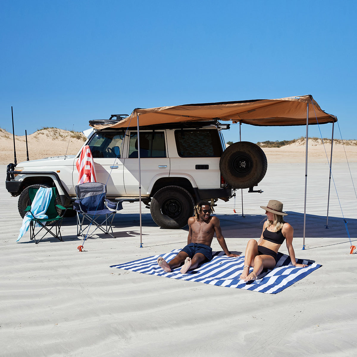 Dock & Bay Picnic Blanket - Whitsunday Blue