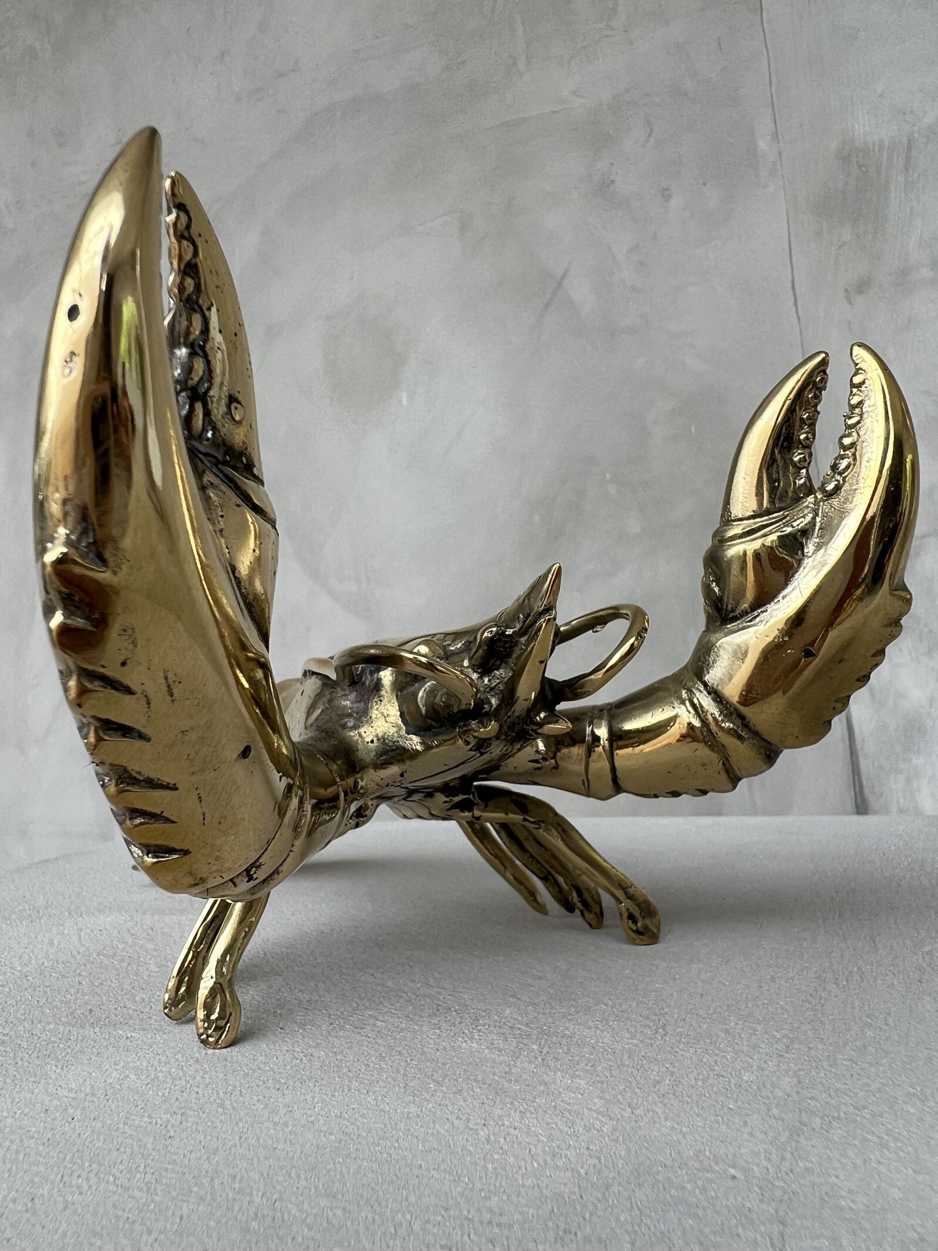 Small Polished Bronze Lobster
