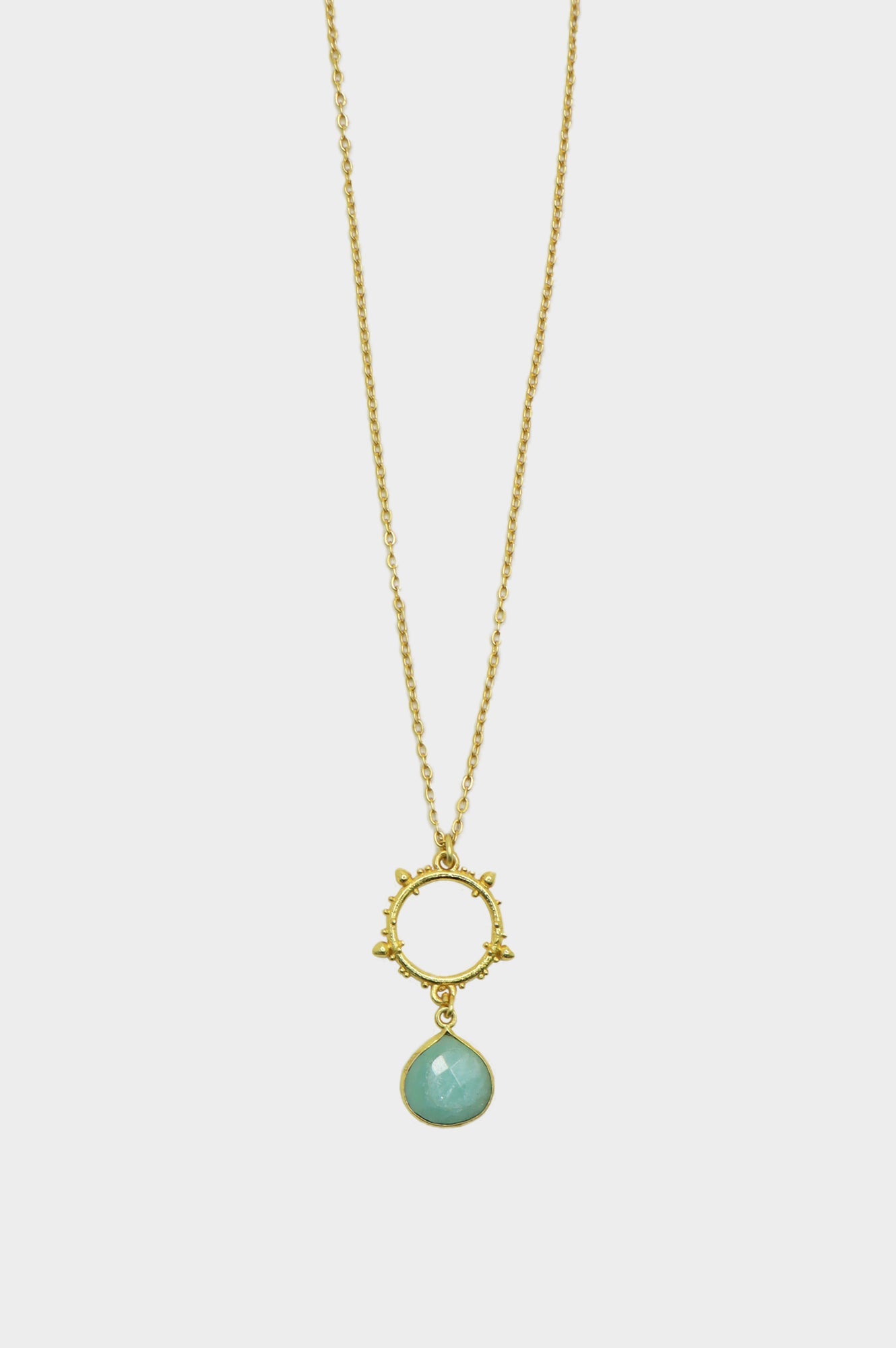 Allegra Necklace | Aqua Blue