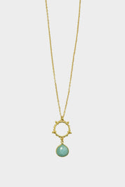 Allegra Necklace | Aqua Blue