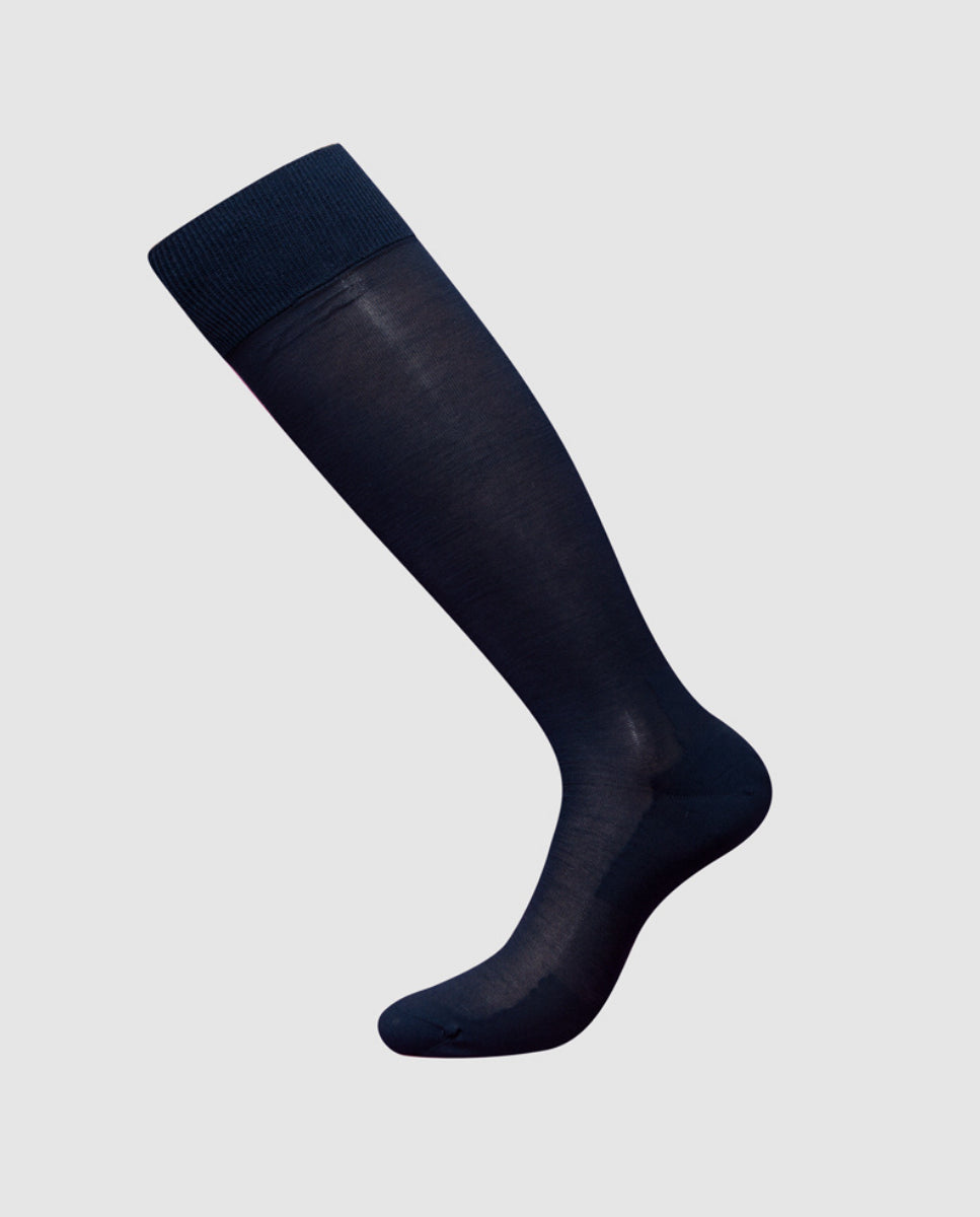 Mercerized Cotton Knee Socks