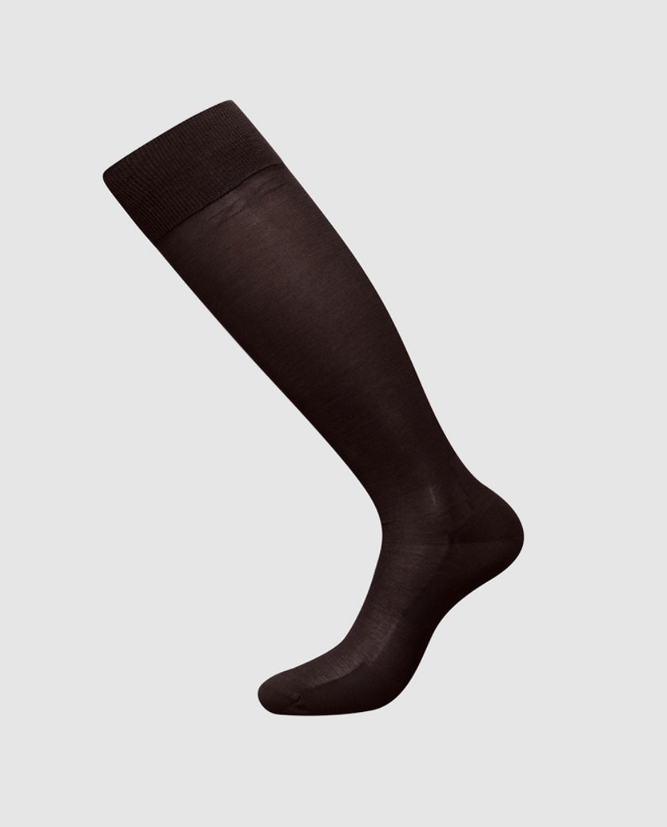 Mercerized Cotton Knee Socks