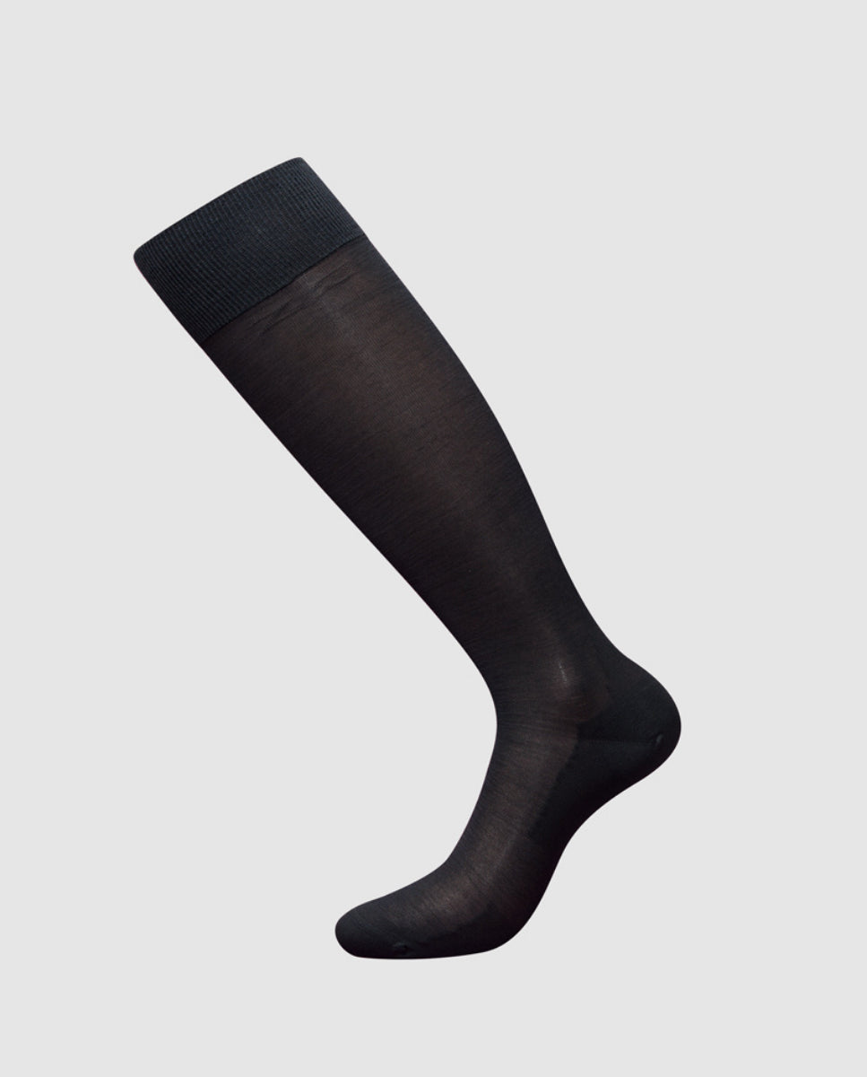 Mercerized Cotton Knee Socks