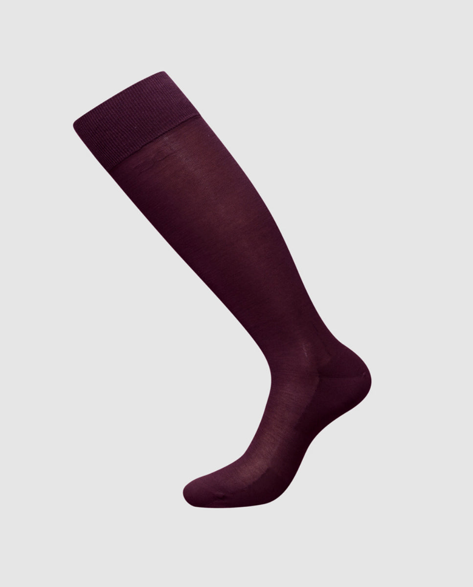 Mercerized Cotton Knee Socks