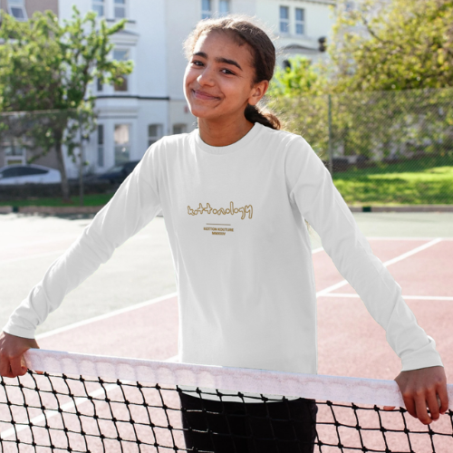 Girls Long Sleeve T-Shirt in White